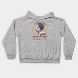 Susan B. Anthony Portrait and Quote Kids Hoodie